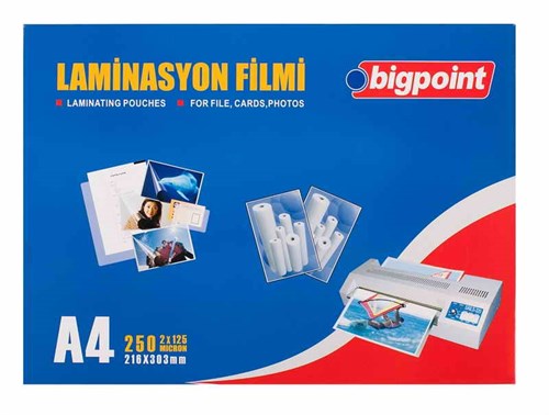 Bigpoint Bp694 Laminasyon Filmi A4 125 Micron  