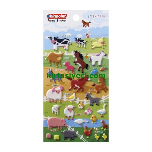 Bigpoint Bp850-29 Sticker Karisik Çiftlik Hayvanlar 