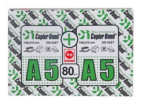 Copier Bond A5 80gr Fotokopi Kağıdı 1000 Li Paket