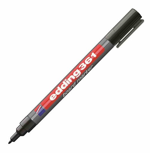 Edding E-361 Tahta Kalemi Siyah Doldurulabilir